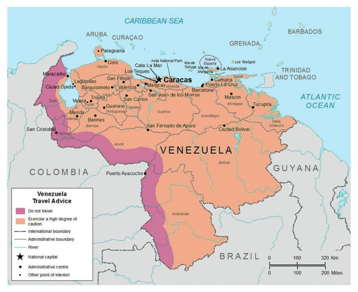 فنزويلا في الخريطة