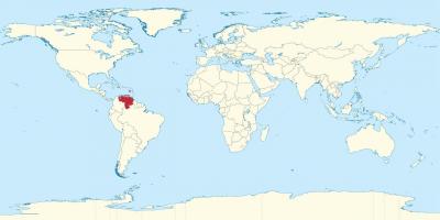 فنزويلا على خريطة العالم